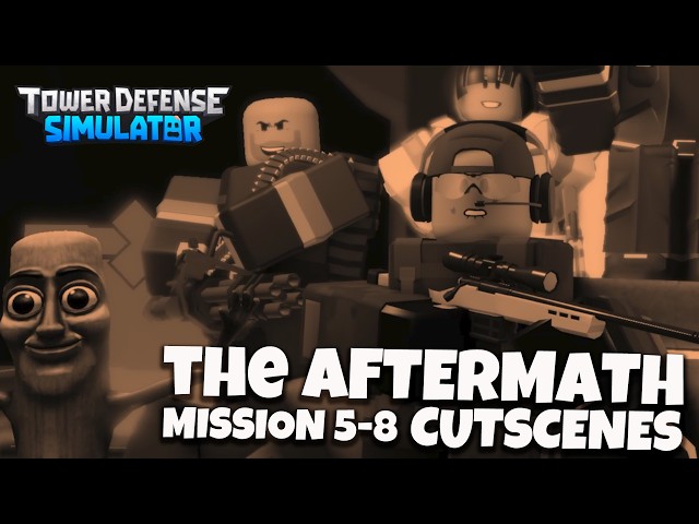 Story Mode Missions 5-8 Cutscenes | Tower Defense Simulator (Roblox)