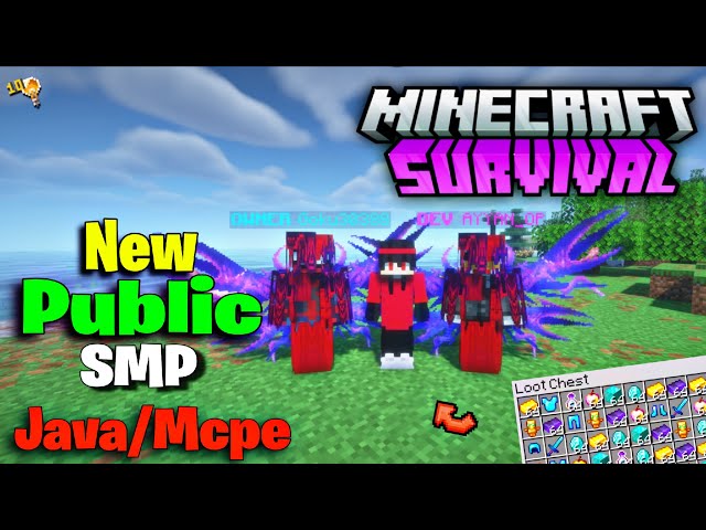 🎊 New Best Free Public Smp Server For Minecraft 💐 (Java/Pe) | 24/7 Online | Anyone Can Join 🔥