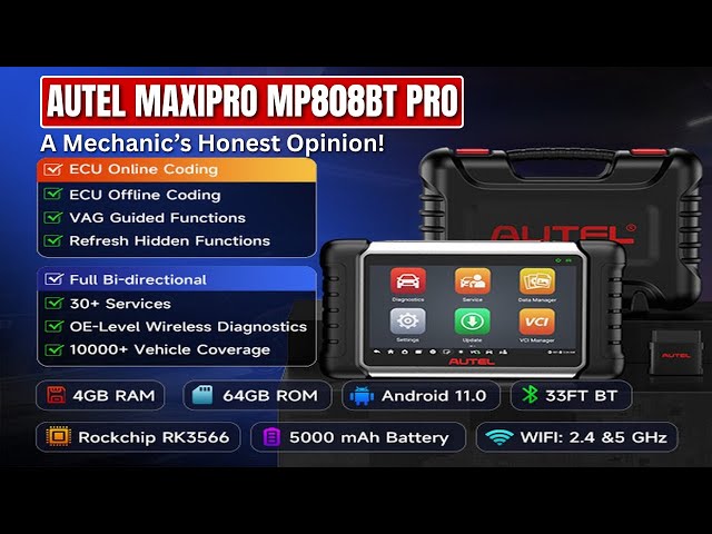 Autel MaxiPRO MP808BT PRO – A Mechanic’s Honest Opinion!