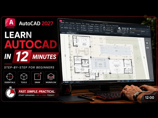 AutoCAD 2027 Tutorial for Beginners (Step-by-Step)