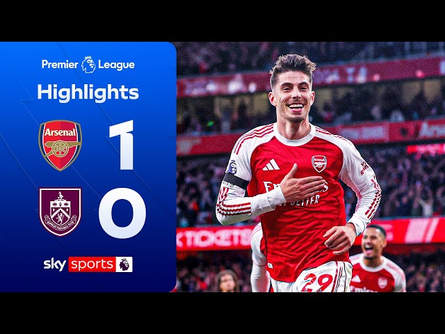 Arsenal go ONE WIN closer to PL title! 🏆 | Arsenal 1-0 Burnley | Premier League Highlights
