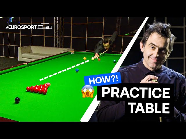 How to BREAK OFF w/ Ronnie O'Sullivan | Practice Table | Eurosport Snooker