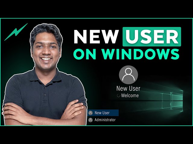 How to Create a New User Account on Windows