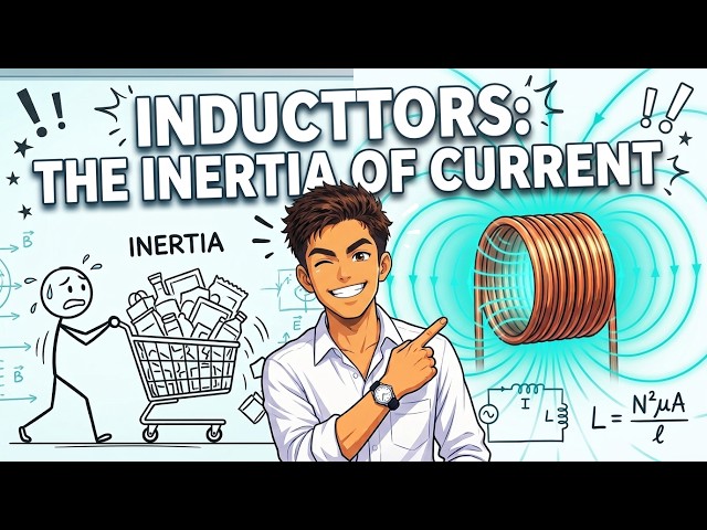 Inductors Explained in 3 Minutes: The Shopping Cart of Electricity!