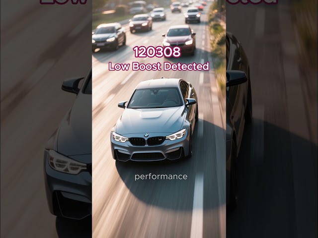 BMW Code 120308: Why You Have Low Boost & Drivetrain Warnings