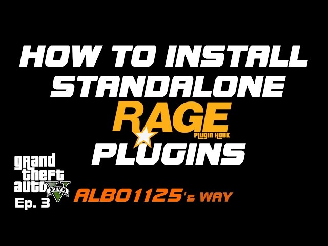 HOW TO INSTALL STANDALONE RAGEPluginHook PLUGINS | Police Mod Tutorial PC |Modding GTA5 Albo's Way 3