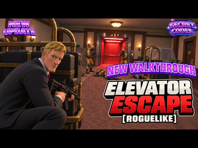 New Walkthrough, Secret Codes & More Elevator Escape [Roguelike]
