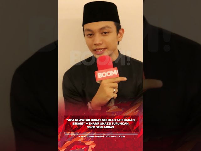 Dari 90kg, Zharif Ghazzi sanggup turunkan berat badan demi watak budak sekolah!