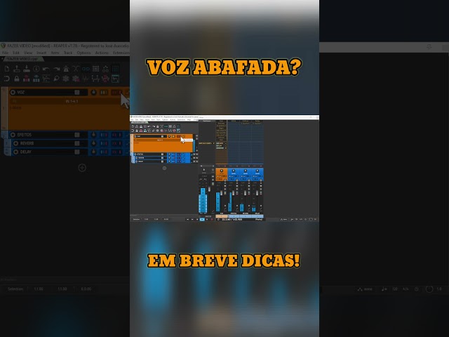 voz abafada?