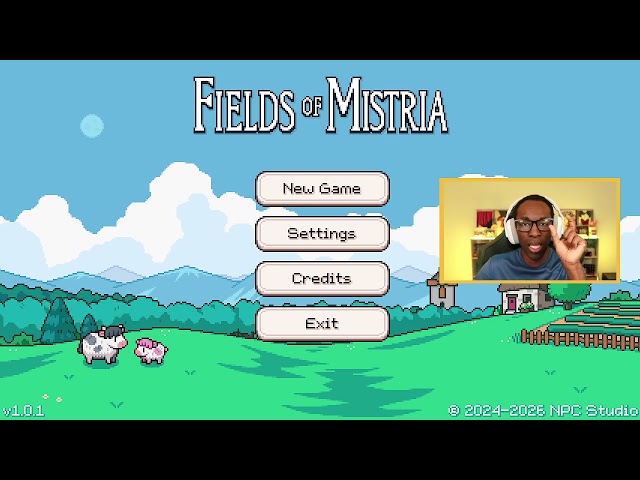 first time playing Fields Of Mistria (streamed 8/6/2026)