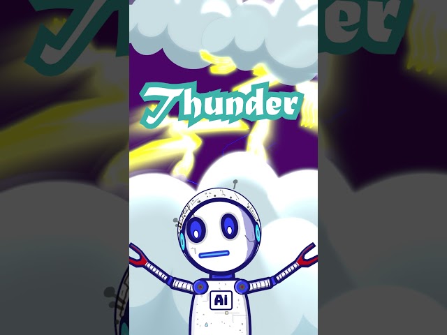 ⚡ Fun Fact with Aizmo: Lightning Is Hotter Than the Sun?! 🤯🌩️ #Shorts