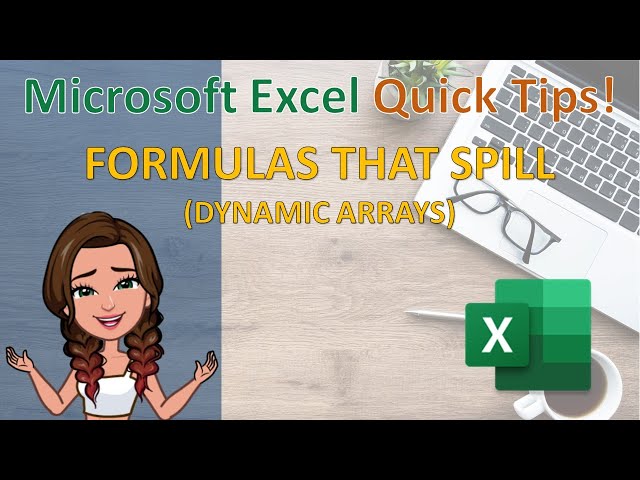 Spill ranges in Excel: using the spill reference notation in dynamic arrays (Office 365)