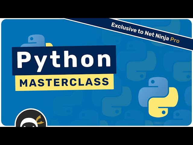 New Python Masterclass Course