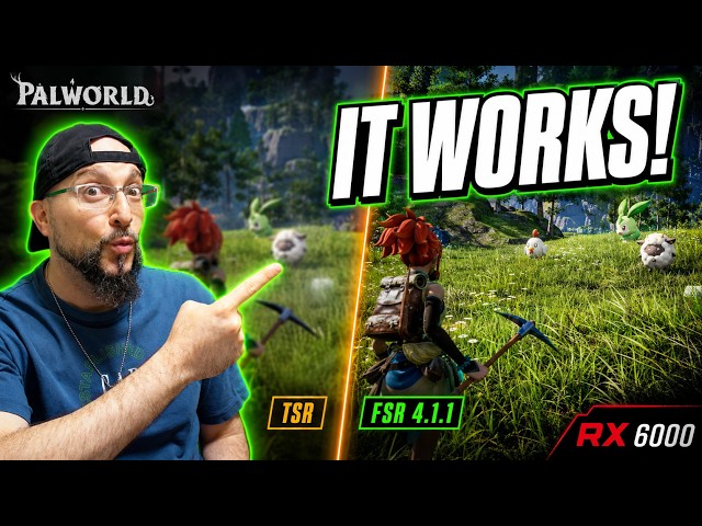Palworld FSR 4.1.1 on RDNA2 Is Finally Working
