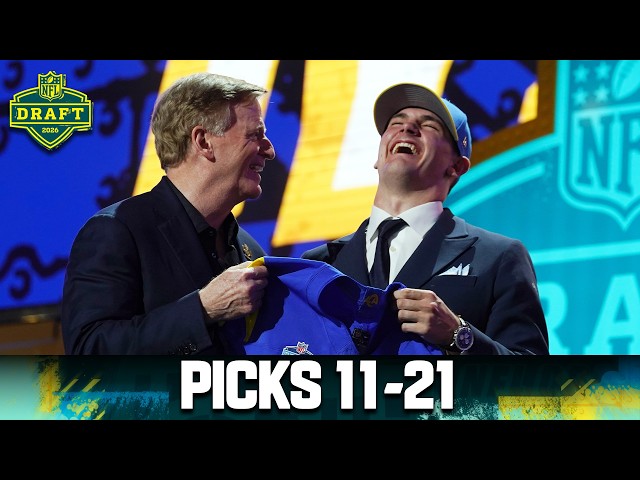 Picks 11-21: Rams take Ty Simpson at 13! | 2026 NFL Draft