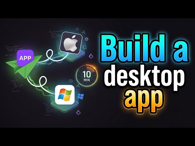 Build and publish a desktop app in 10 minutes
