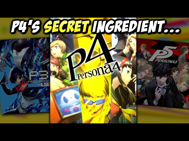 The Secret Behind Persona 4’s Vision // & Why It's An Outlier Within the Mainline Series