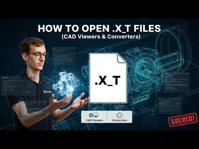 How to Open X_T Parasolid Files (CAD Viewers & Converters)