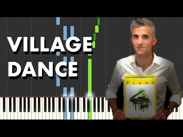 Alfred's Basic Piano Library Level 3 Lesson Book: "Village Dance" Synthesia Tutorial