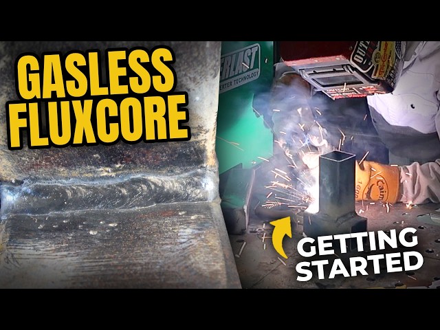 Gasless Flux Core FCAW Welding For Beginners