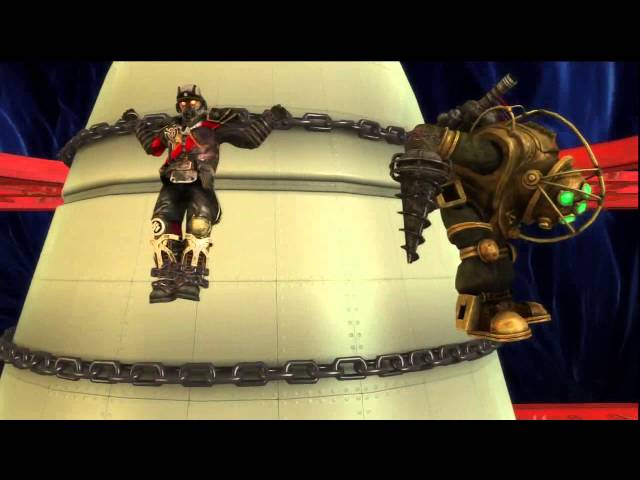 Playstation All-Stars Battle Royale: Heihachi shoots everyone into space