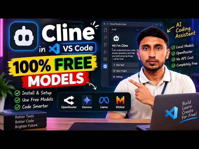 How to Use Cline in VS Code for Free (Step-by-Step)