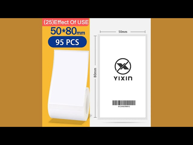 Niimbot B1 White Waterproof Label Sticker Rolls 3/5/10 Rolls for B1 B21 Printers