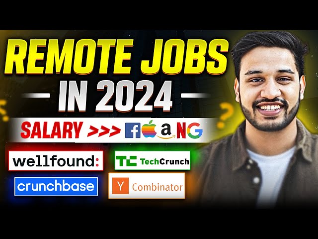 Remote Jobs in 2024 | HUGE Salaries more than FAANG | How to get remote jobs ?  | Kushal Vijay