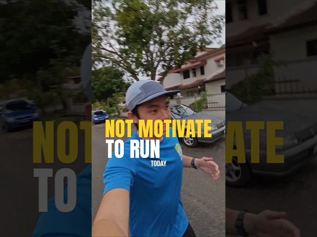 dealing with low motivation to run