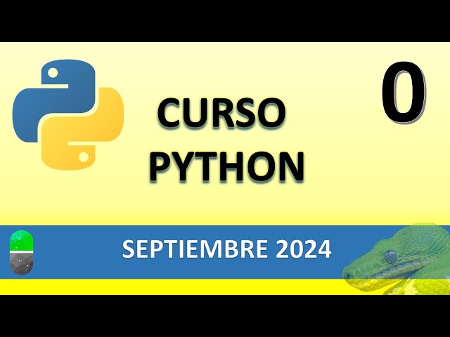 Python Course Update 2024. Video 0