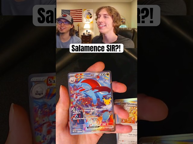 Dragons are so cool!! 😎 #pokemon #pokemoncards #pokemon30thanniversary #30thcelebration #salamence