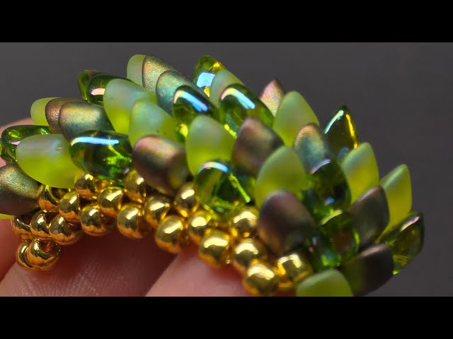 Dragon Spine Bracelet | Bead With Me – Live Beading