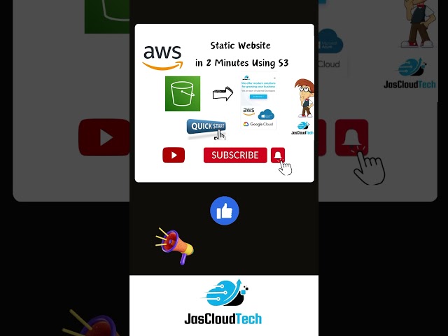 S3 static website 2 min #aws #s3 #staticwebsite