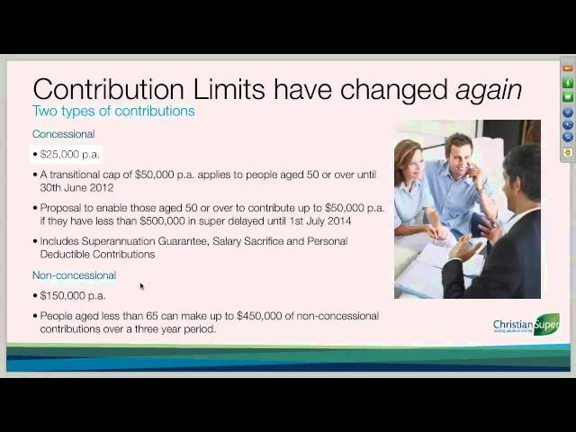 15 Contribution Limits have changed again