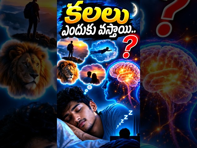 Why Do We Dream? 😴 | Dream Mystery Telugu