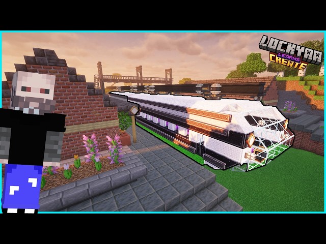 Rebuilding My Vanilla Hanging Monorail in Create | Minecraft Create