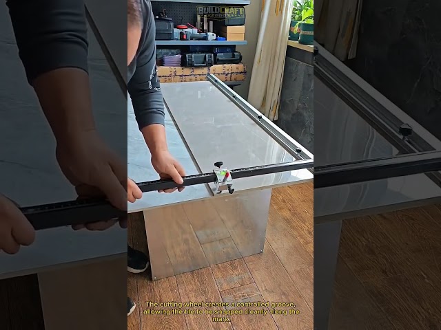 How Manual Tile Cutters Make Perfect Tile Cuts Fast #TileCutter #Construction #Shorts #Tools Today!