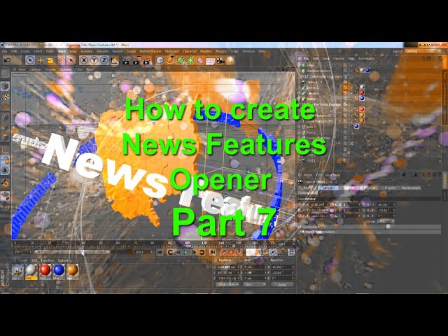Maxon Cinema 4D How to Create News Features 7
