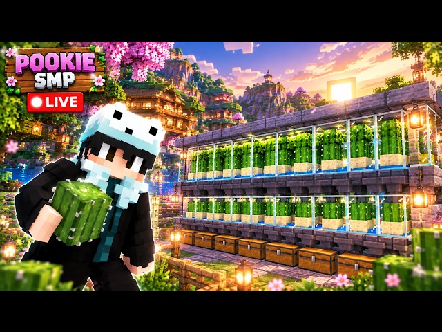 🎀 ANTU IS LIVE 💗 Come play & chill with me 🌸 POOKIE SMP @ANTUGAMING7  #minecraft #live