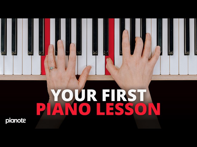 How To Play Piano (Beginner Piano Lesson)