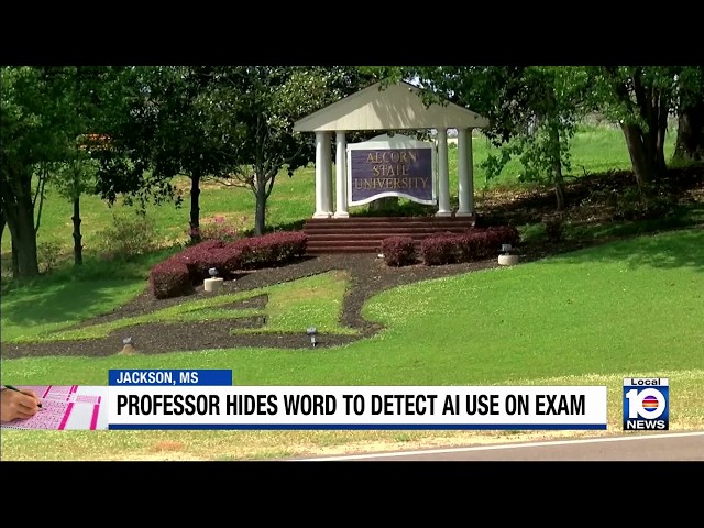 Professor goes viral for clever way to catch students cheating with AI
