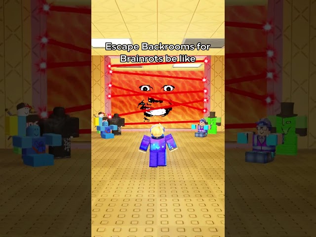 Roblox Escape Backrooms For Brainrots #roblox #potemer #robloxedit