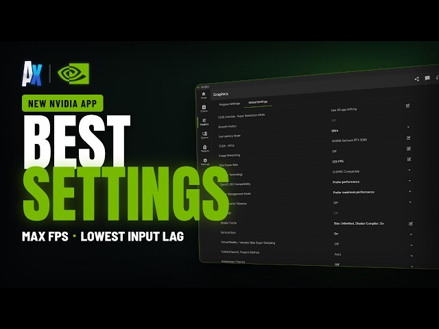 These NVIDIA App Settings Fix Your Input Delay - New NVIDIA App