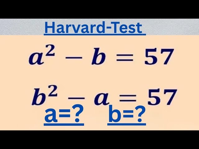 The Algebra Equation That Confuses 99% of Math Students | Math Olympiad Mathematics 