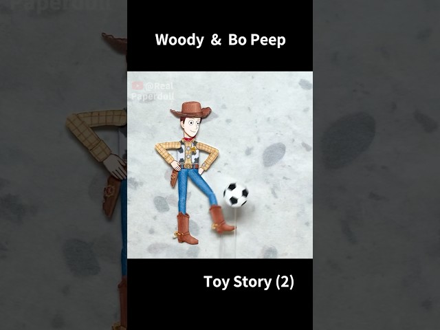Toy Story5 Paper doll - Woody & Bo Peep 2