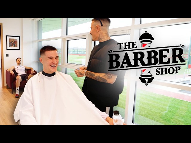 "He Doesn't Want To Play Cards With Me!" Šeško, Dalot & Ugarte | The Barbershop: EP 2 💈
