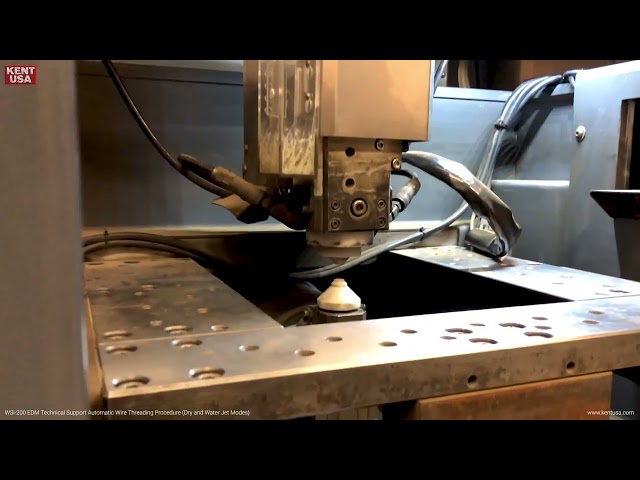 Automatic Wire Threading Process for Dry and Water Jet Modes on the WSi-200 Wire-Cut Submerged EDM