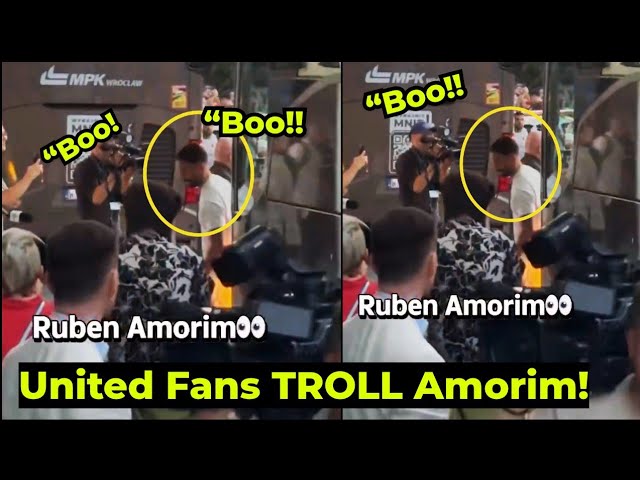 Moment United Fans BOOED Amorim as he Arrived Poland for United vs AC Milan game...Look at this..
