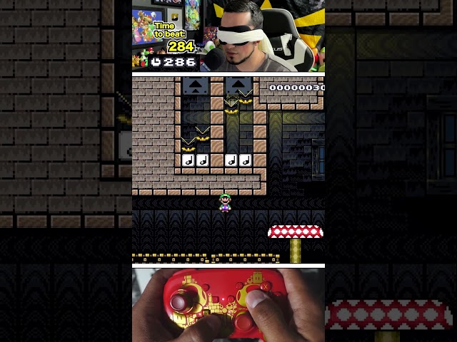 BLINDFOLDED Boo House!! (With cheese!) #supermariomaker2 #mariomaker2