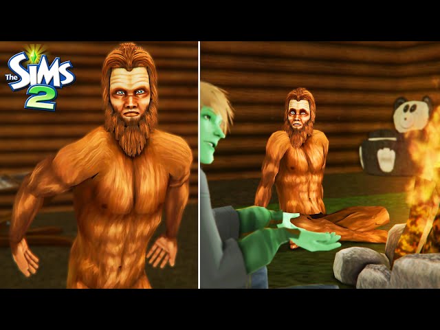 Okay but why does Bigfoot canonically exist in The Sims 2? 😭